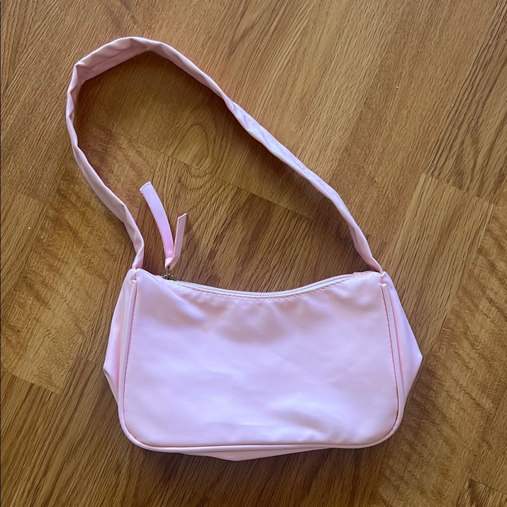 Pink Quilted Shoulder Bag - Picture 2 of 2